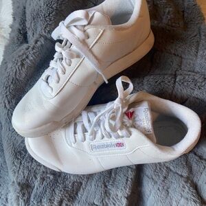 Reebok Classic Womens Princess White Casual Shoes Sneakers Size 7